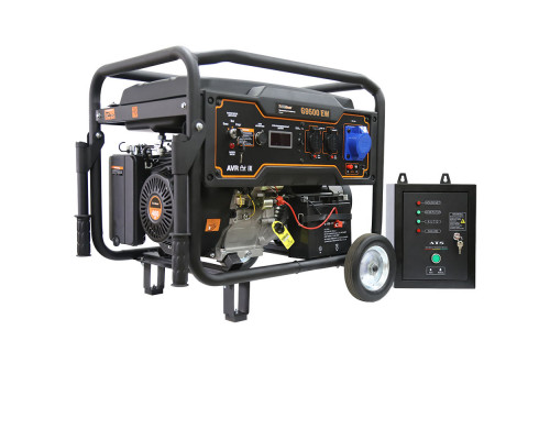 БЕНЗИНОВЫЙ ГЕНЕРАТОР FOXWELD EXPERT G9500 EW В КОМПЛ. С БЛОКОМ АВТОМАТИКИ