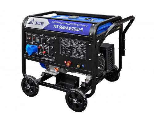 ИНВЕРТОРНЫЙ БЕНЗИНОВЫЙ СВАРОЧНЫЙ ГЕНЕРАТОР TSS GGW 6.0/250D-R ИНВЕРТОРНЫЙ БЕНЗИНОВЫЙ СВАРОЧНЫЙ ГЕНЕРАТОР TSS GGW 6.0/250D-R